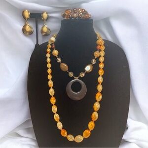 Vintage Boho Hippie Jewelry Set